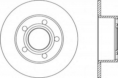 OPEN PARTS bda103810 -  Тормозной диск